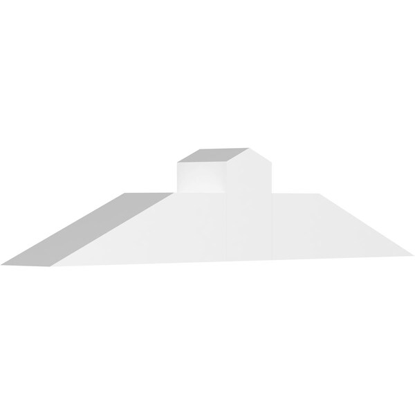 Ekena Millwork Portland Architectural Grade PVC Gable Bracket, 48"W x 10"H x 6"D x 6"F, 5/12 Pitch GBP048X10X0606POR00 - main